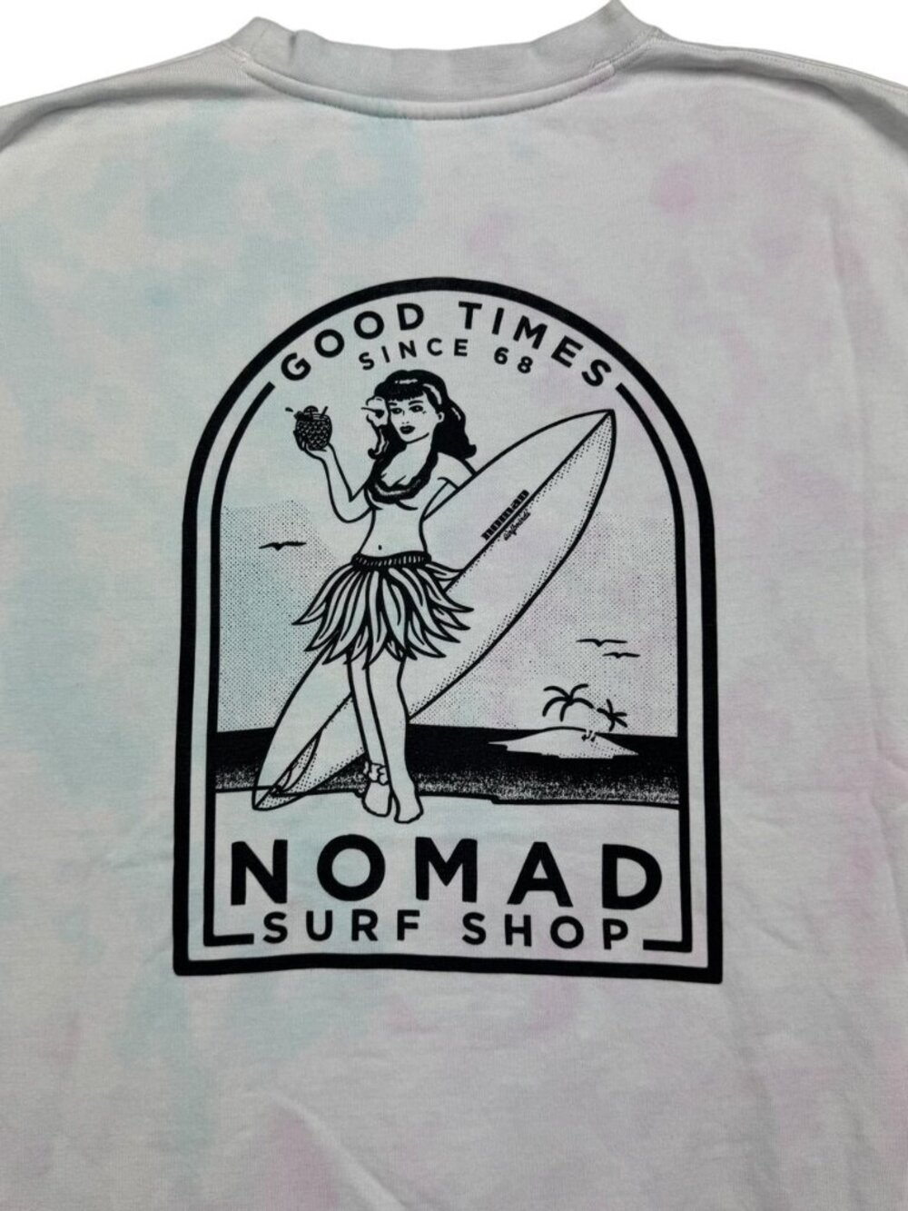 Independent x Nomad Surf Shop Men’s  Crewneck Sweatshirt Tie Dye • Medium